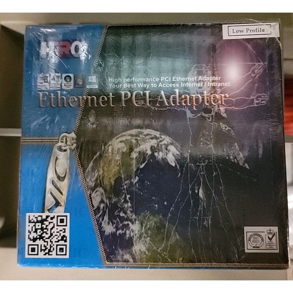 Hiro Gigabit Ethernet PCI Adapter H50070 Low profile 10/100/1000 Mbps New Sealed